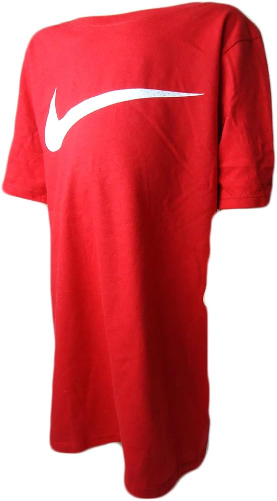 Nike Air Boys' Swoosh Graphic Sports Tee (S, University RED)