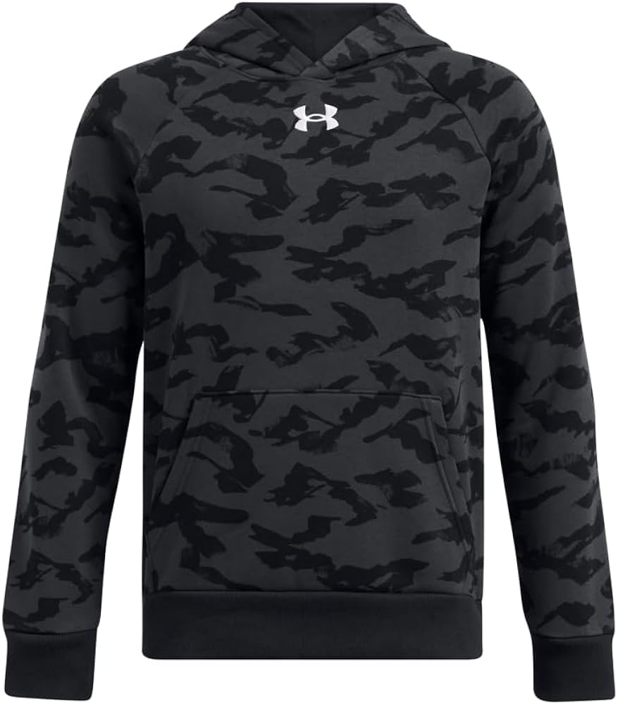 Under Armour Boys' Rival Fleece Printed Hoodie