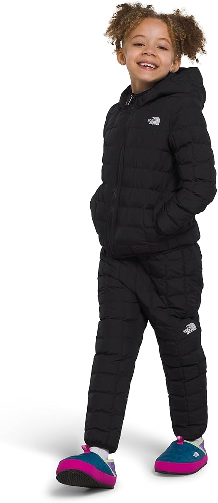 THE NORTH FACE Kids' Reversible Thermoball Insulated Hooded Jacket, TNF Black, 6