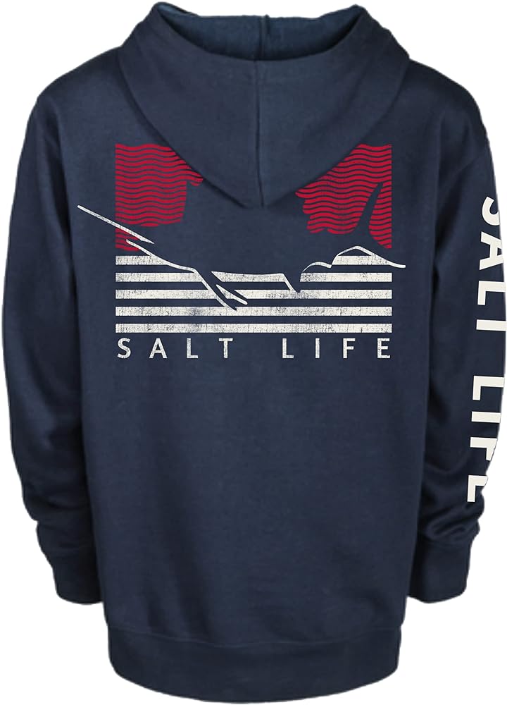 Salt Life Boys' Sailin Flag Classic Fit Hoodie