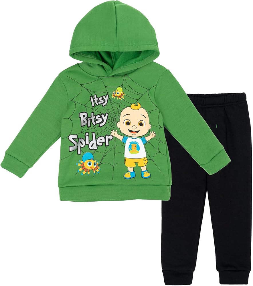 CoComelon JJ Pullover Hoodie and Pants Outfit Set Infant to Toddler