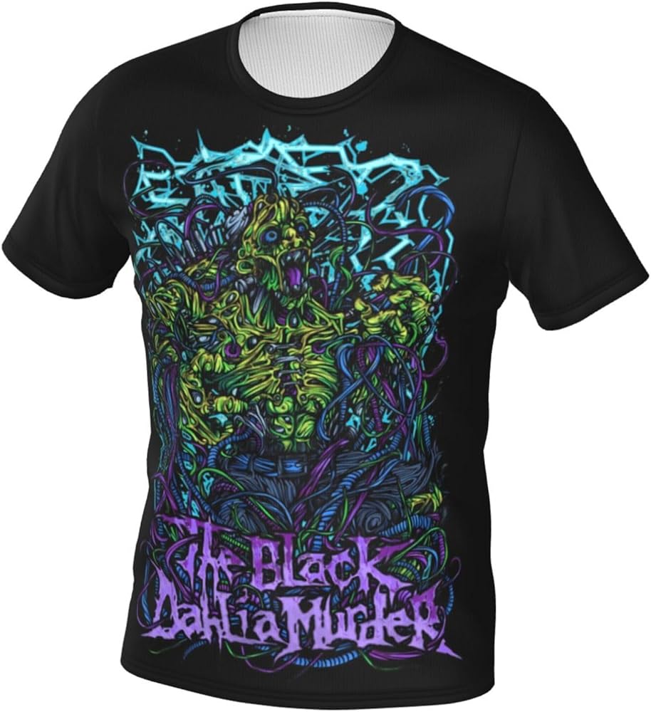 Rock Band T Shirts The Black Dahlia Murder Man's Summer Cotton Tee Crew Neck Short Sleeve Tops