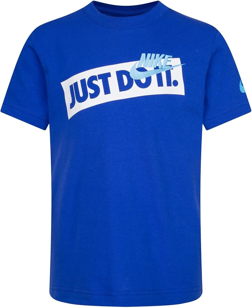 Nike Boy's Just Do It Embroidery Tee (Little Kids/Big Kids)