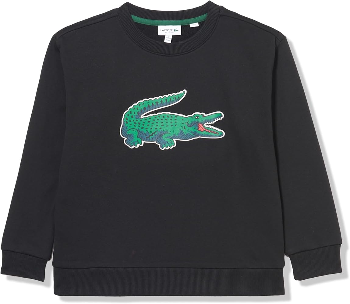 Lacoste Kids 80's Croc Fleece Crewneck