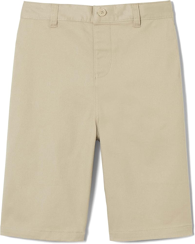 French Toast Boys' Adaptive Bermuda Shorts with Hook and Loop Closure