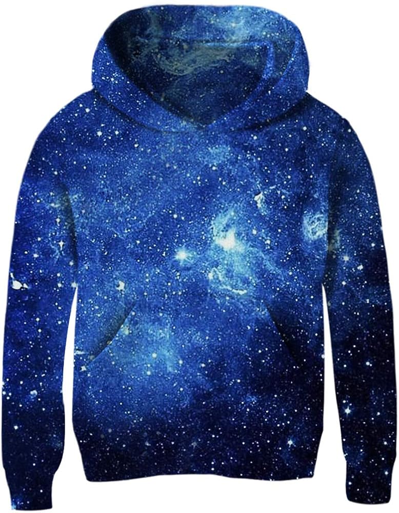 Goodstoworld Boys Girls Warm Fleece 3D Graphic Hoodies Sweatshirt with Pockets Size 5-16 Years