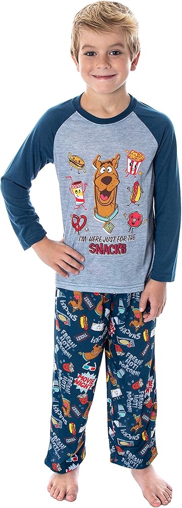 INTIMO Scooby Doo Pajamas Boys Scooby Snacks Kids PJs Set