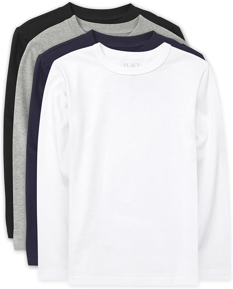 The Children's Place boys Basic Layering Long Sleeve Tee