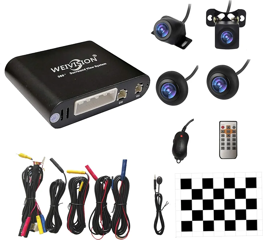 Universal 360 Degree Bird View System Car DVR Record Panoramic View All Round Rear View Camera System for All Car