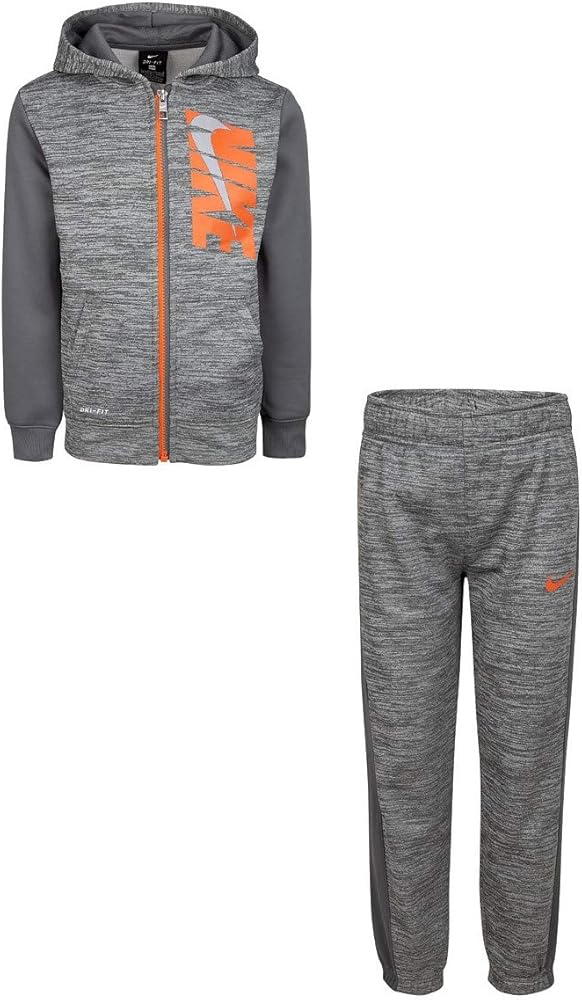 Nike Boy's Therma Pop Zip-Up Hoodie and Pants Two-Piece Set (Little Kids)