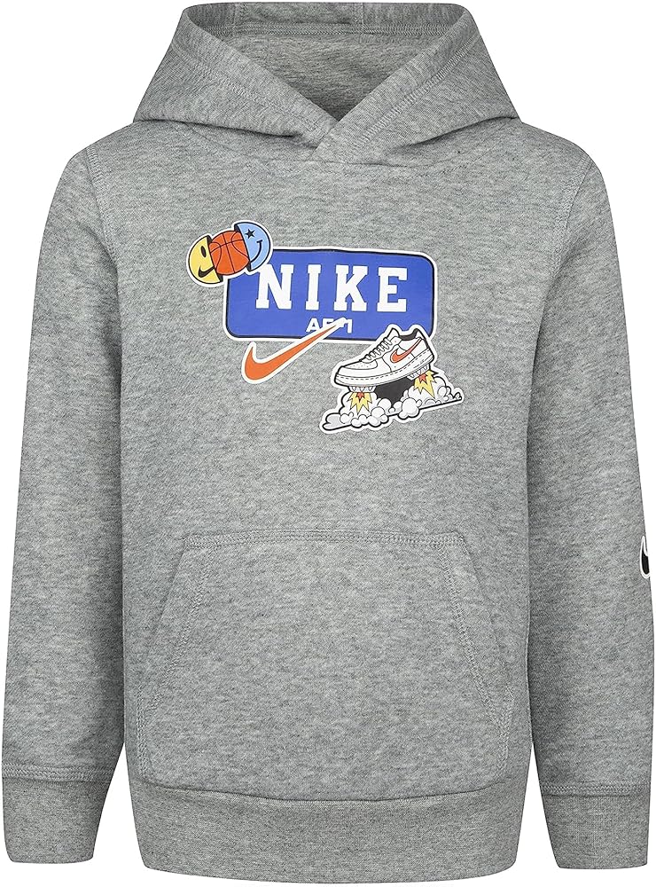 Nike Boy's Club Jumpball Pullover Hoodie (Little Kids)