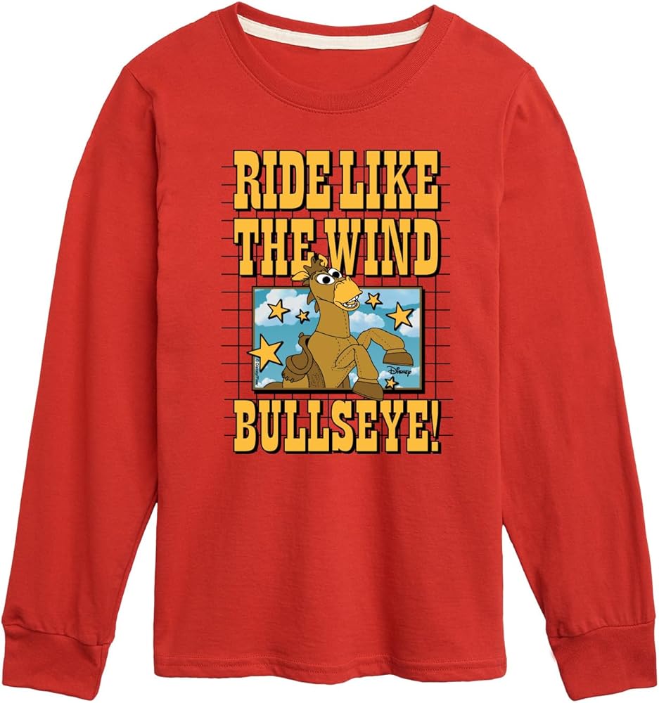 Disney - Toy Story 4 - Ride Like The Wind - Toddler & Youth Long Sleeve Graphic T-Shirt