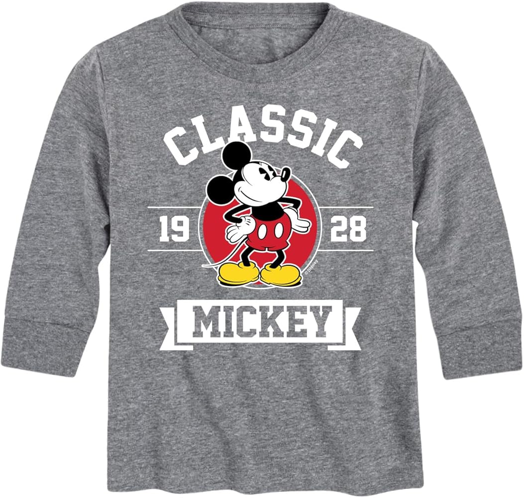 Disney Mickey & Friends - Mickey Classic 1928 - Toddler and Youth Long Sleeve Graphic T-Shirt