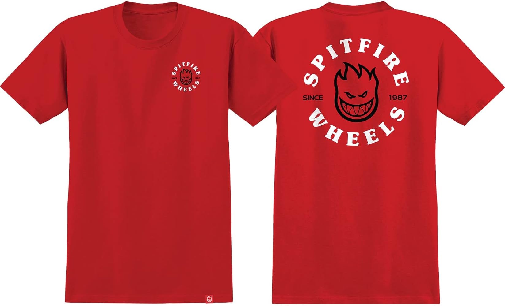 Spitfire Wheels Bighead Classic Red Youth T-Shirts - Small