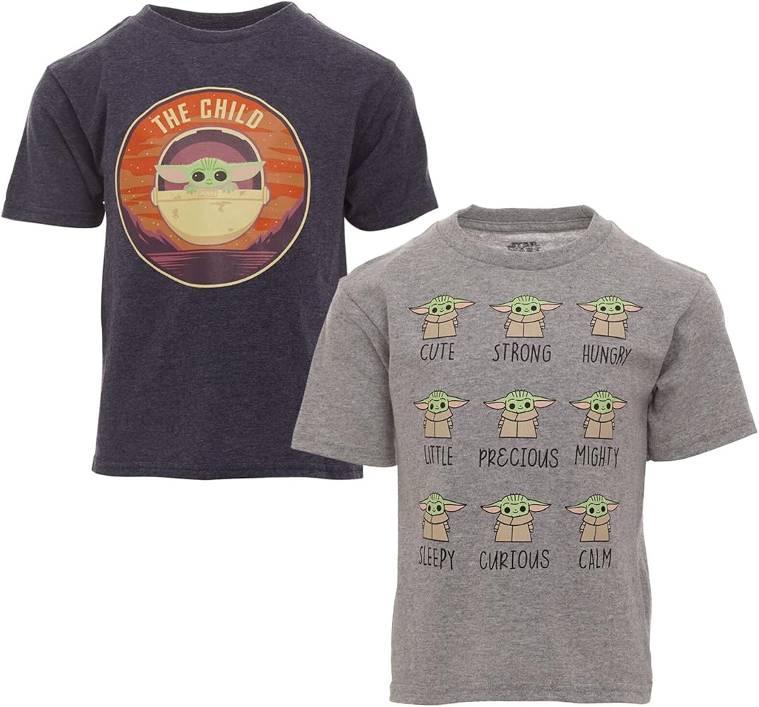 STAR WARS The Child 2 Pack T-Shirts Infant to Big Kid