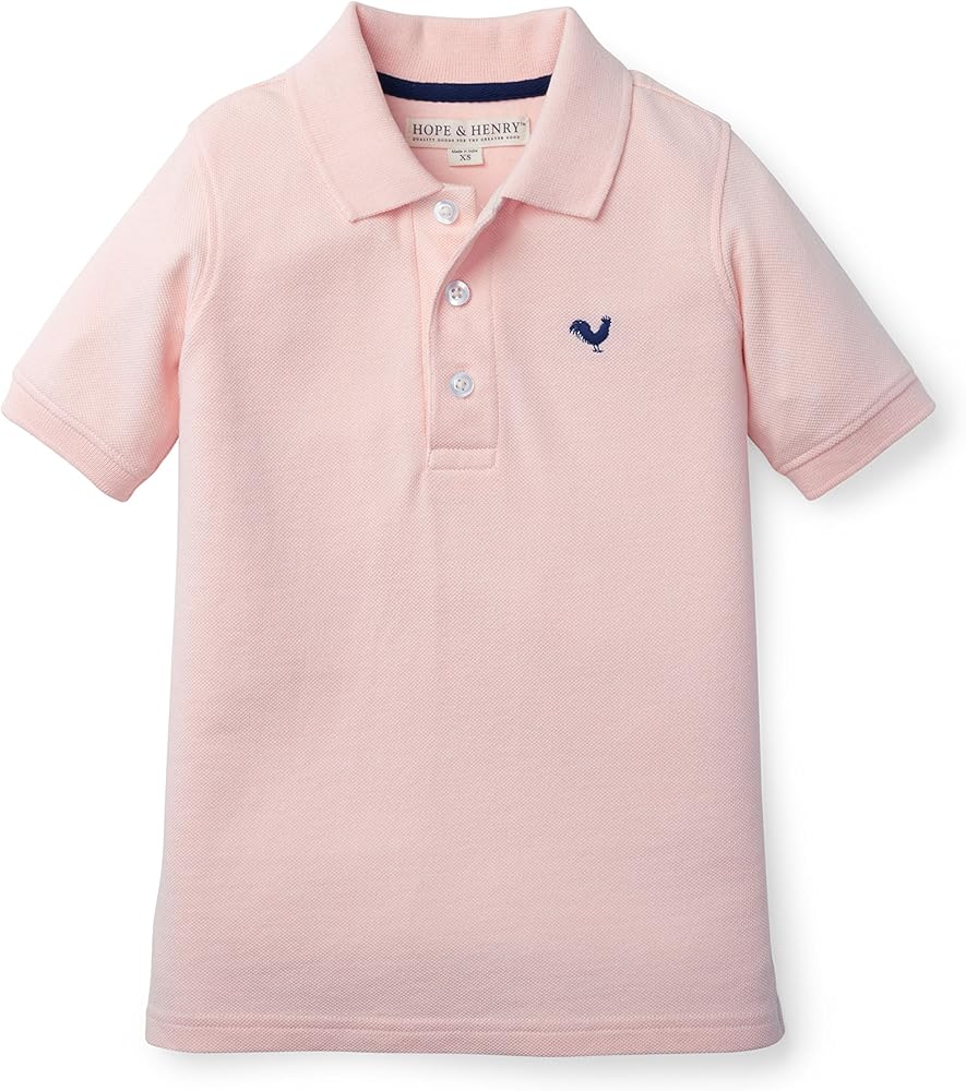 Hope & Henry Boys' Short Sleeve Polo Shirt