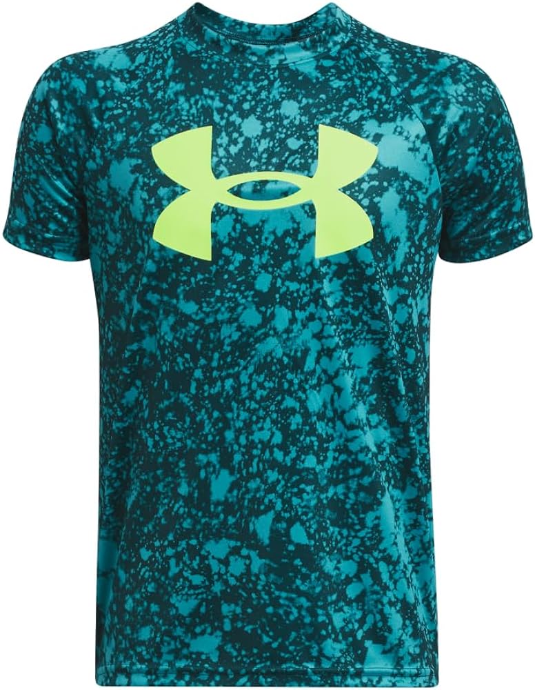 Under Armour Boys Tech Big Logo Printed Short-Sleeve T-Shirt