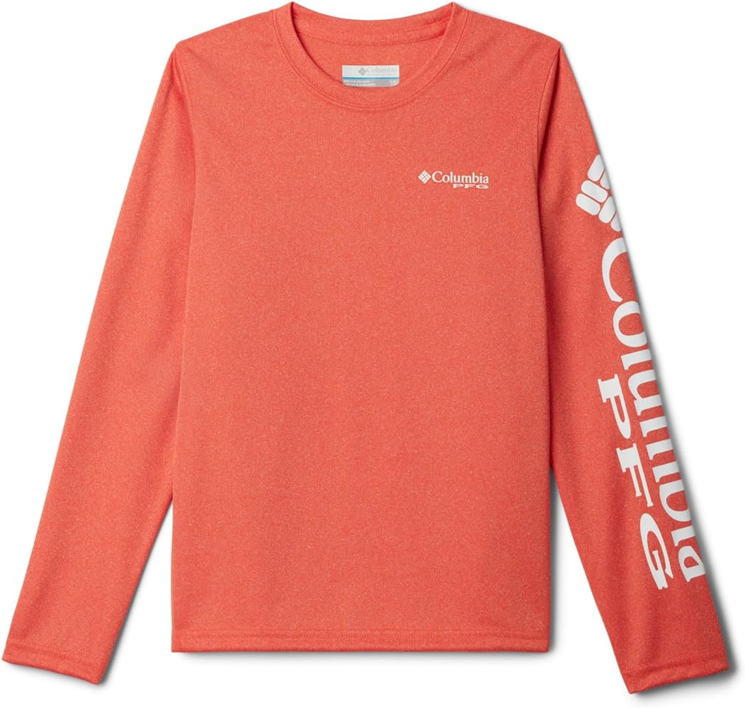 Columbia Boy's Terminal Tackle Heather Long Sleeve