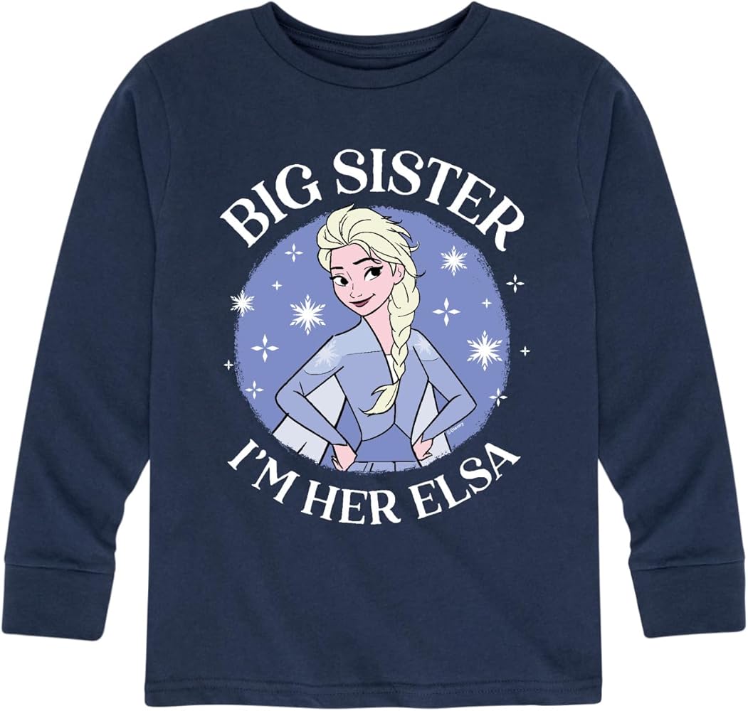 Disney Frozen 2 - Sister Elsa - Toddler and Youth Long Sleeve Graphic T-Shirt