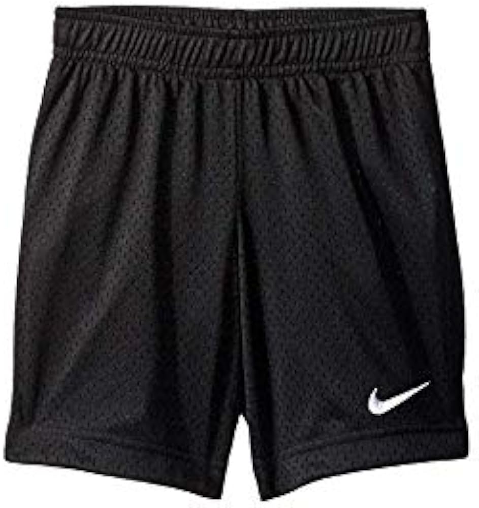 Nike Kids Boy's Essential Mesh Shorts (Little Kids) Black 6 Little Kids