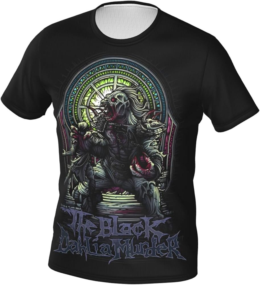 Rock Band T Shirts The Black Dahlia Murder Boy's Summer Cotton Tee Crew Neck Short Sleeve Shirts