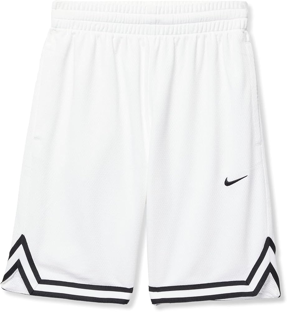 Nike Boy's DriFit DNA Shorts (Little Kids/Big Kids) White/Black XL (18-20 Big Kids)