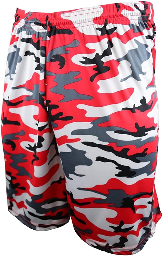 Epic Boy's 9" & 6" Pro Blade Single Layer (Camo Print) Basketball Shorts