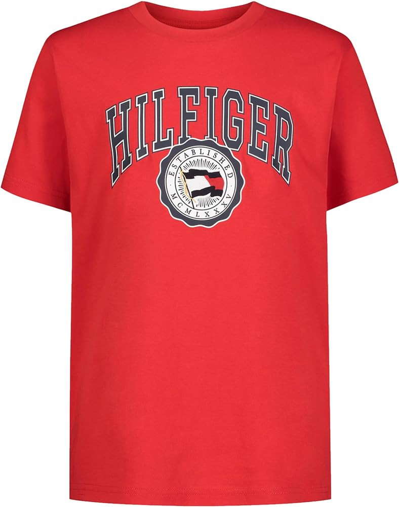 Tommy Hilfiger Boy's Script H Short Sleeve Graphic T-Shirt