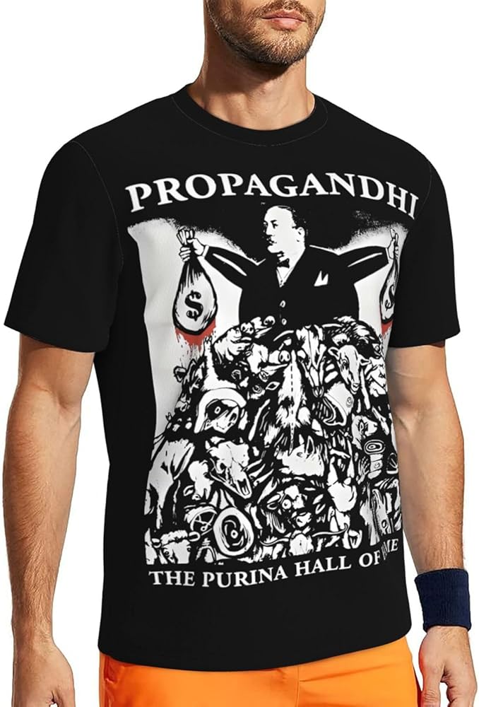 Band T Shirt Propagandhi Boy's Summer Round Neck Shirts Short Sleeve Tops