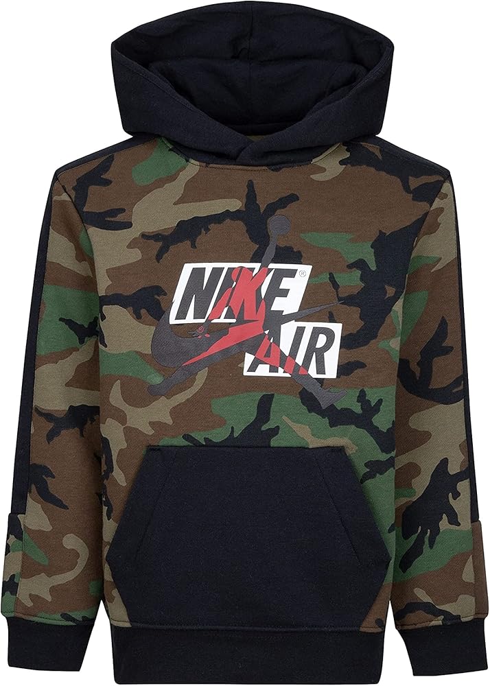 Jordan Boy's Jumpman Classics Fleece Hoodie (Little Kids) Camo 6 (Little Kid)