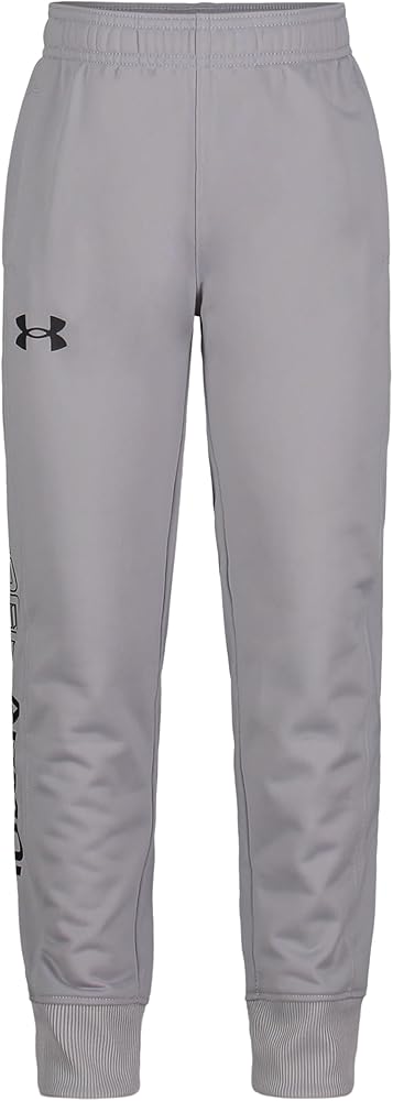 Under Armour Boys' Brawler Joggers, Sweatpants with Elastic Waistband & Pant Leg Logo Design