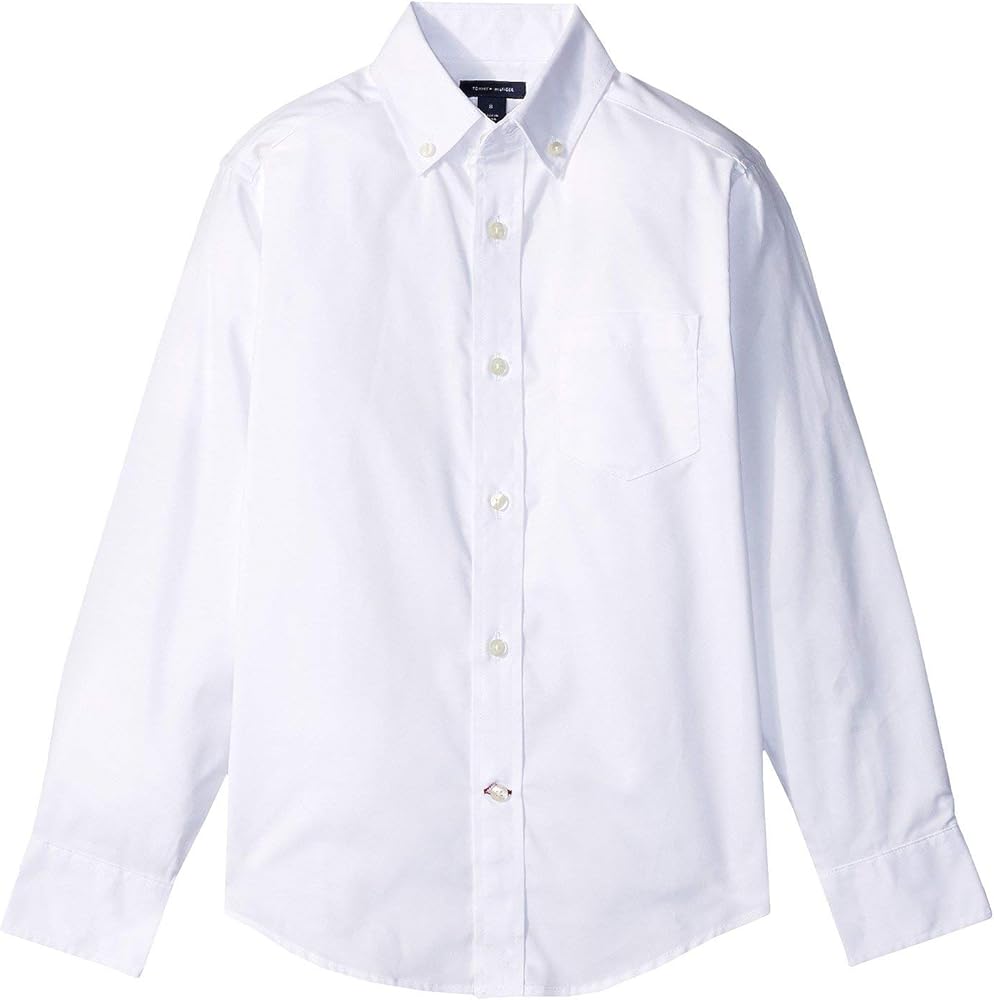 Tommy Hilfiger Boy's Pinpoint Oxford Shirt (Big Kids)