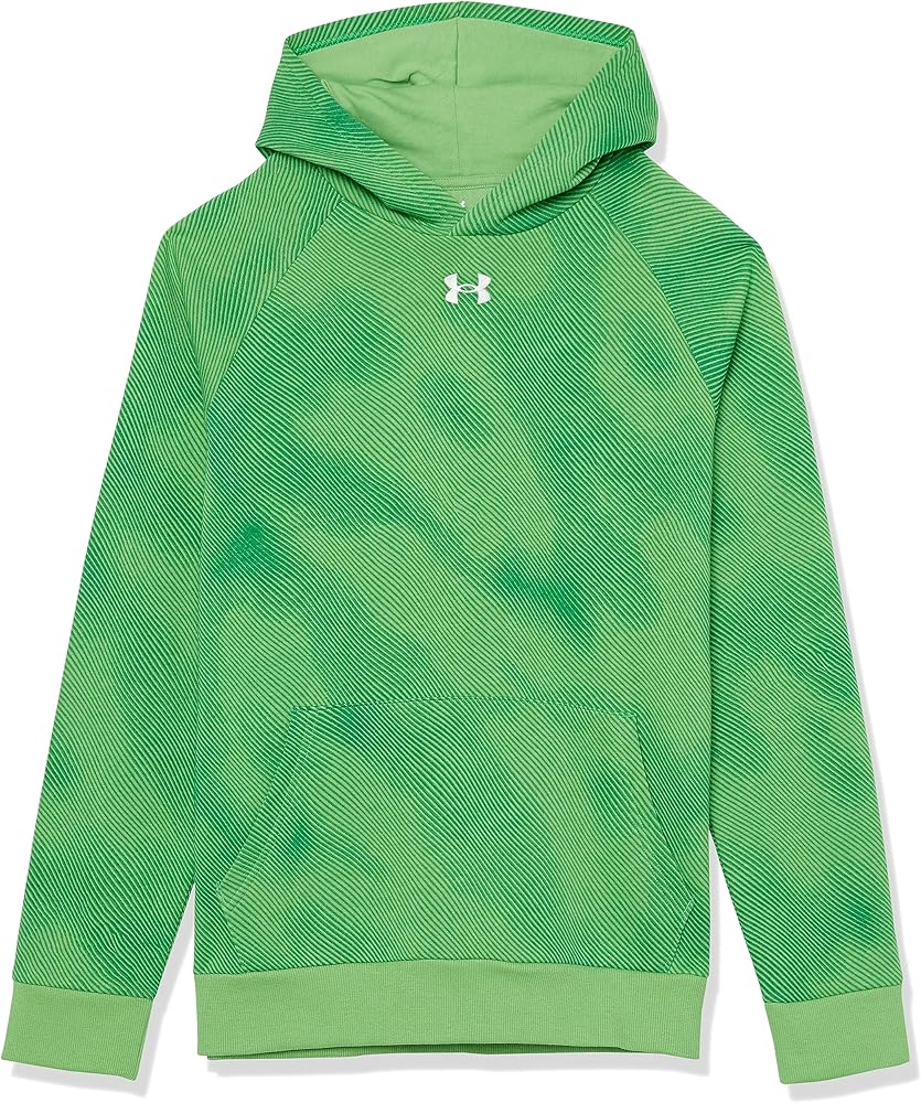 Under Armour Boys' Rival Fleece Printed Hoodie