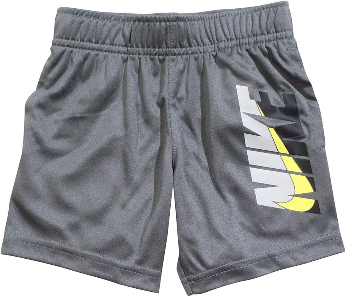 Nike Kids Boy's HBR Dri-FIT Shorts (Little Kids) Smoke Grey 6 Little Kids 5