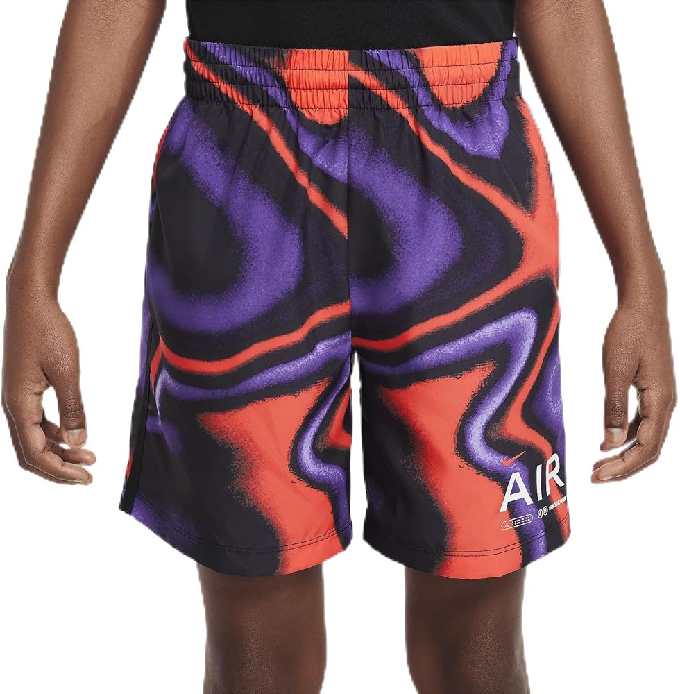 Nike Multi Big Kids' Dri-FIT Training Shorts (Field Purple, HF4592-504) Size Medium