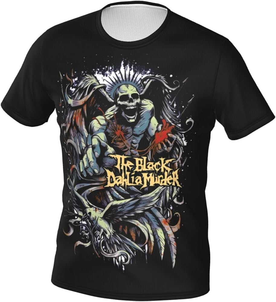 Rock Band T Shirts The Black Dahlia Murder Mens Summer Cotton Tee Crew Neck Short Sleeve Tees