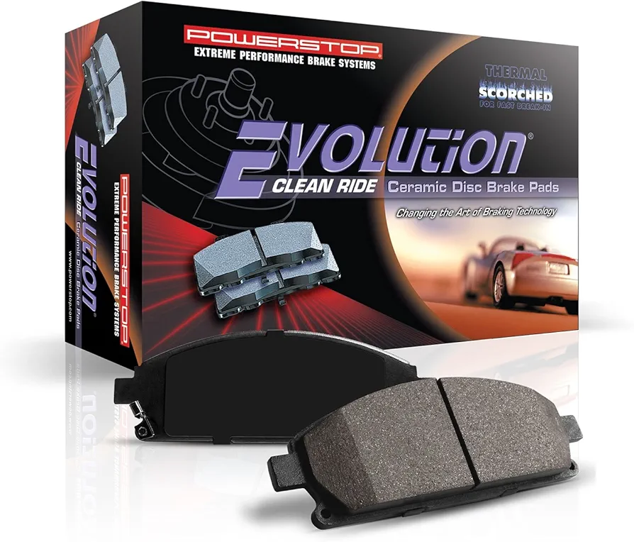 Power Stop 16-2087 Z16 Evolution Front Ceramic Brake Pads For 2010-2020 Ford Expedition Ford F-150 | 2010-2021 Lincoln Navigator