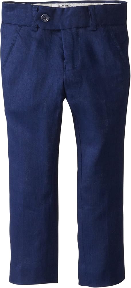 Isaac Mizrahi Little Boys' Solid Linen Pant