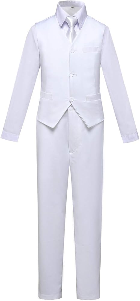 Visaccy Boys Suits Slim Fit Dress Clothes Ring Bearer Outfit