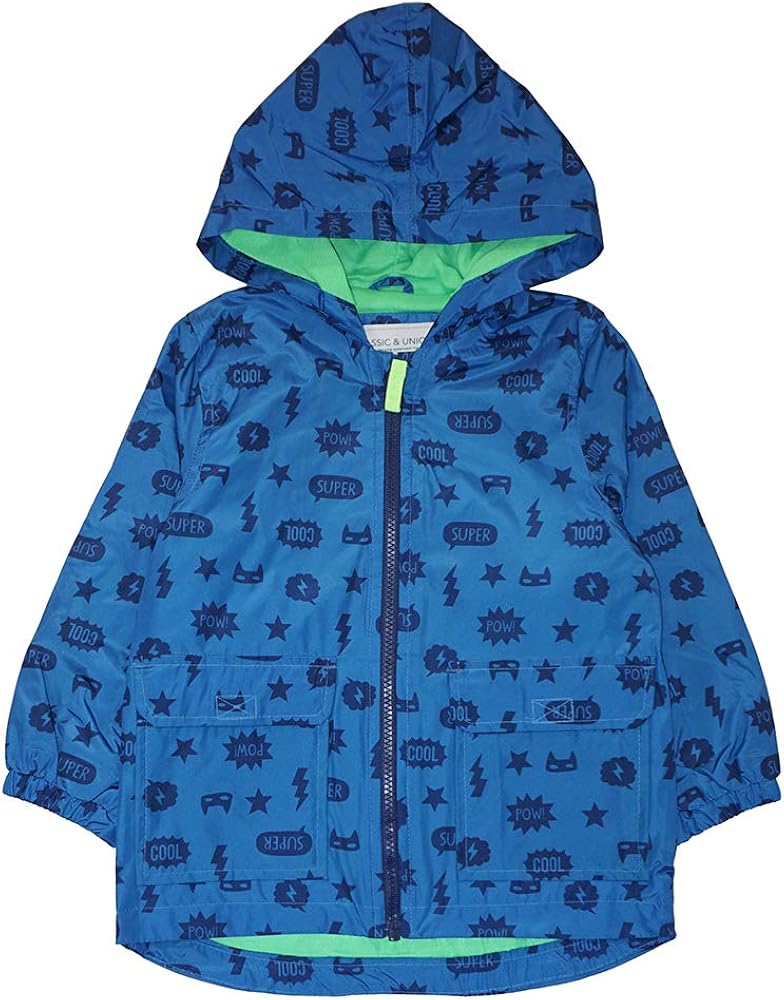 Carter's Little Boys' Superhero Rainslicker Midweight Rain Jacket