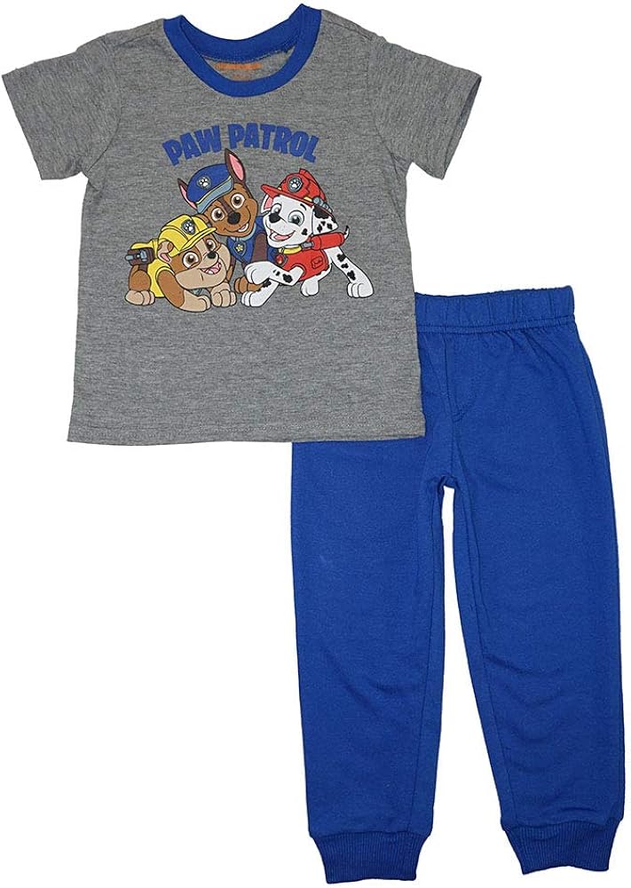 Paw Patrol Little Boys' Toddler Crew Neck and Jogger Set