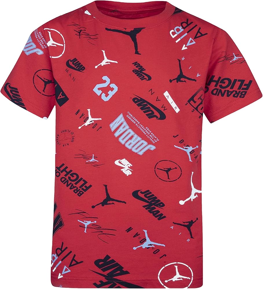 Jordan Boys Jumpman Classics T-Shirt Tee (as1, Alpha, x_l, Regular, Fire Red)