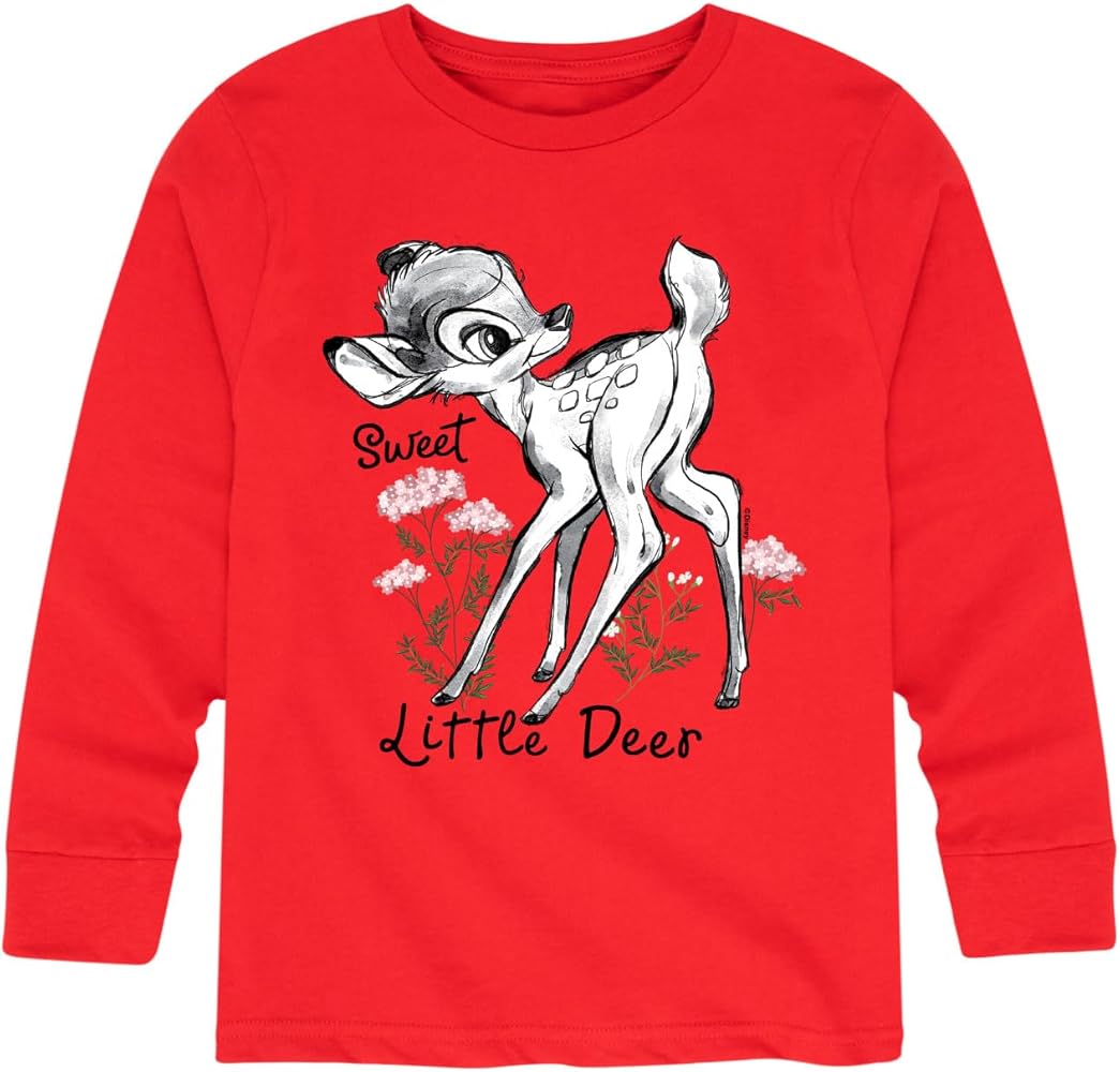 Disney Bambi - Sweet Little Deer - Toddler and Youth Long Sleeve Graphic T-Shirt