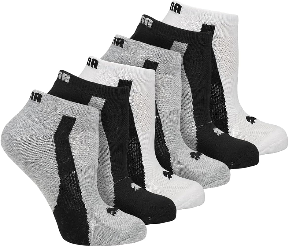 Puma Kids Boys 6Pk Terry Low Cut Socks Socks - White