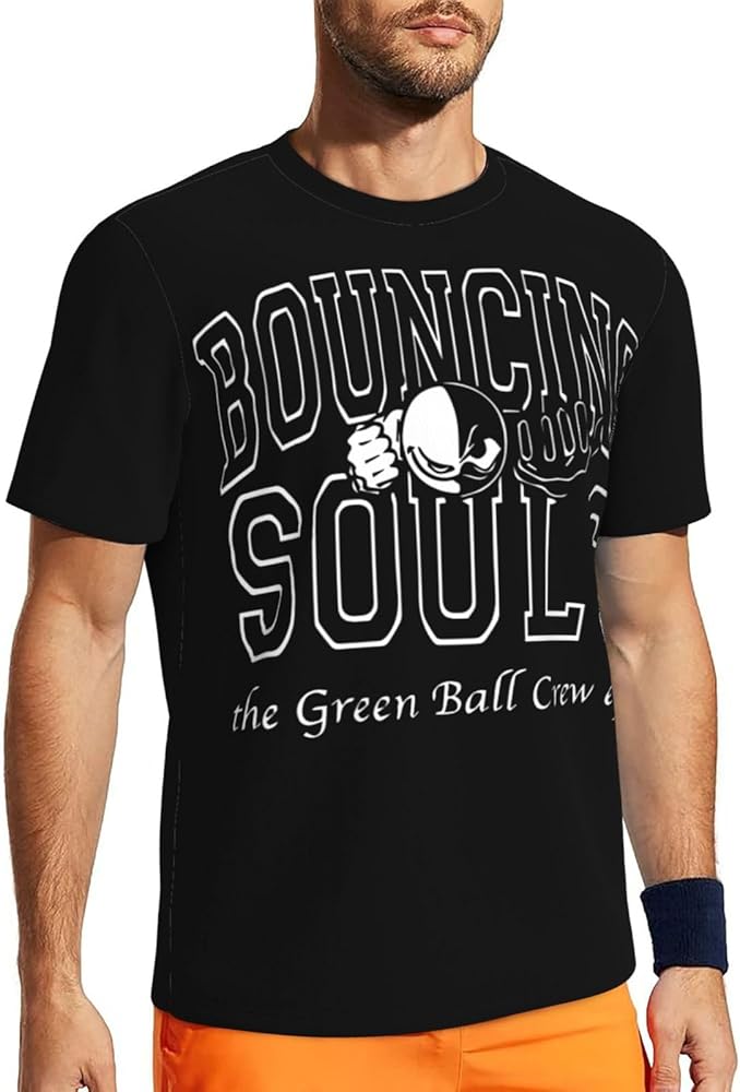 Band T Shirt The Bouncing Souls Man's Summer Round Neck Tee Short Sleeve Tops