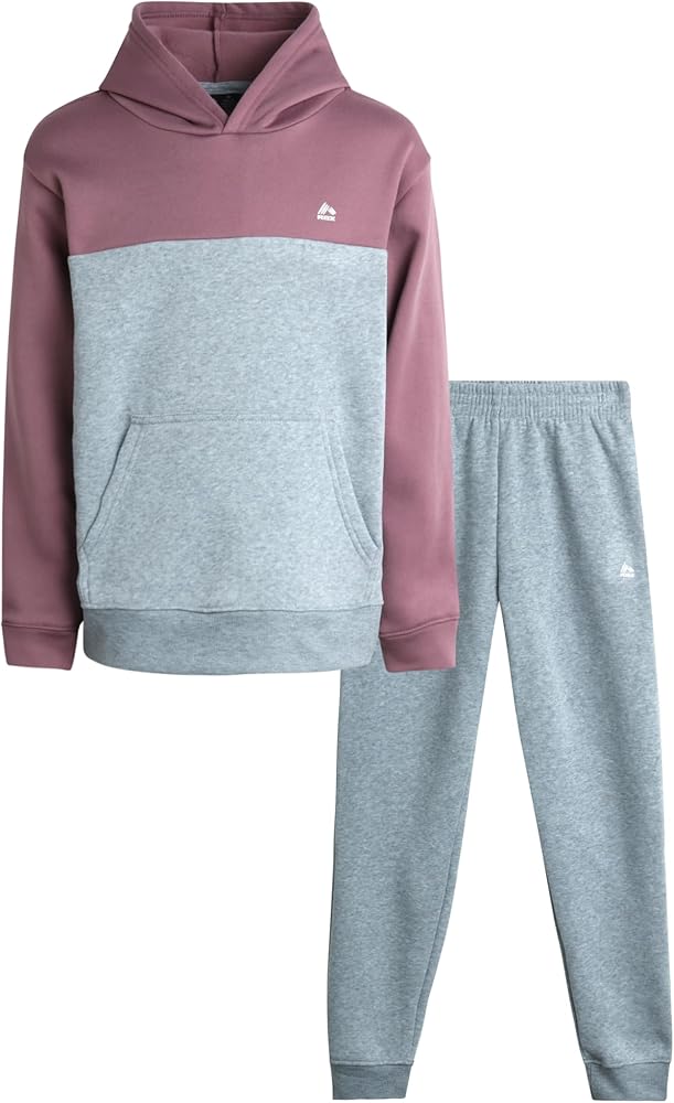 RBX Boys' Sweatsuit - 2 Piece Performance Fleece Hoodie Sweatshirt and Jogger Sweatpants - Active Tracksuit Set (4-12)