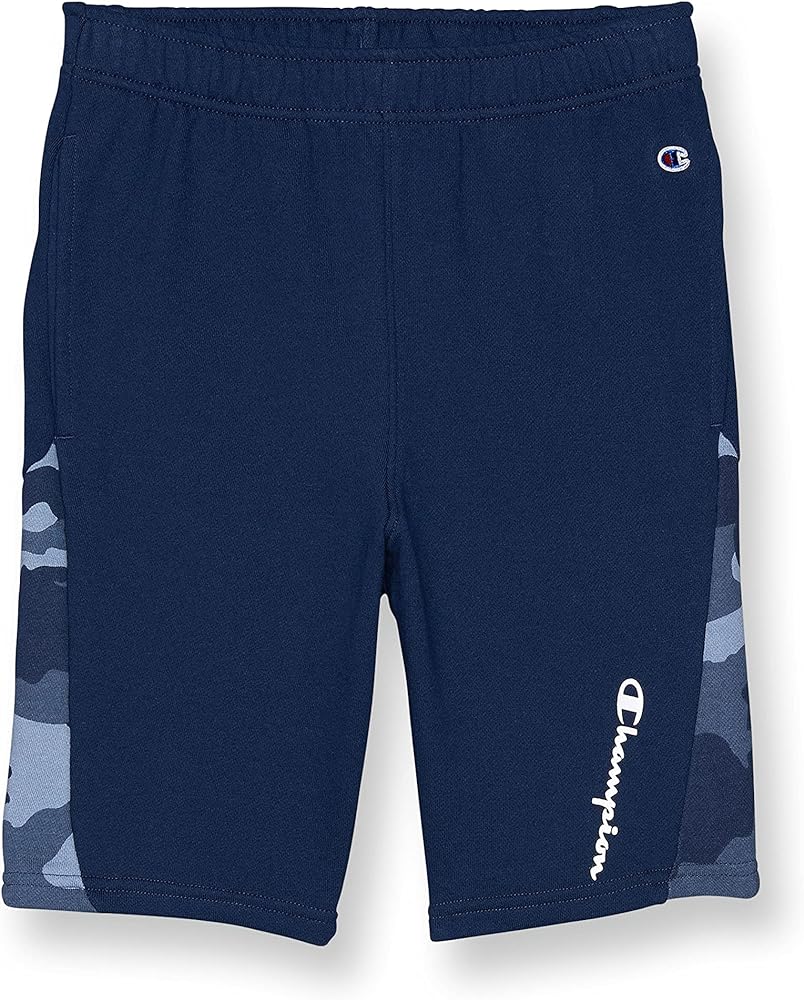 Champion Boys Shorts, Athletic Shorts for Boys, Lightweight Shorts for Kids, French Terry, 8"