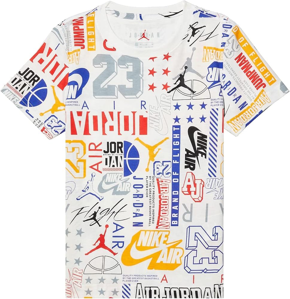 Jordan Boy's Wall of Flight Tee (Big Kids)