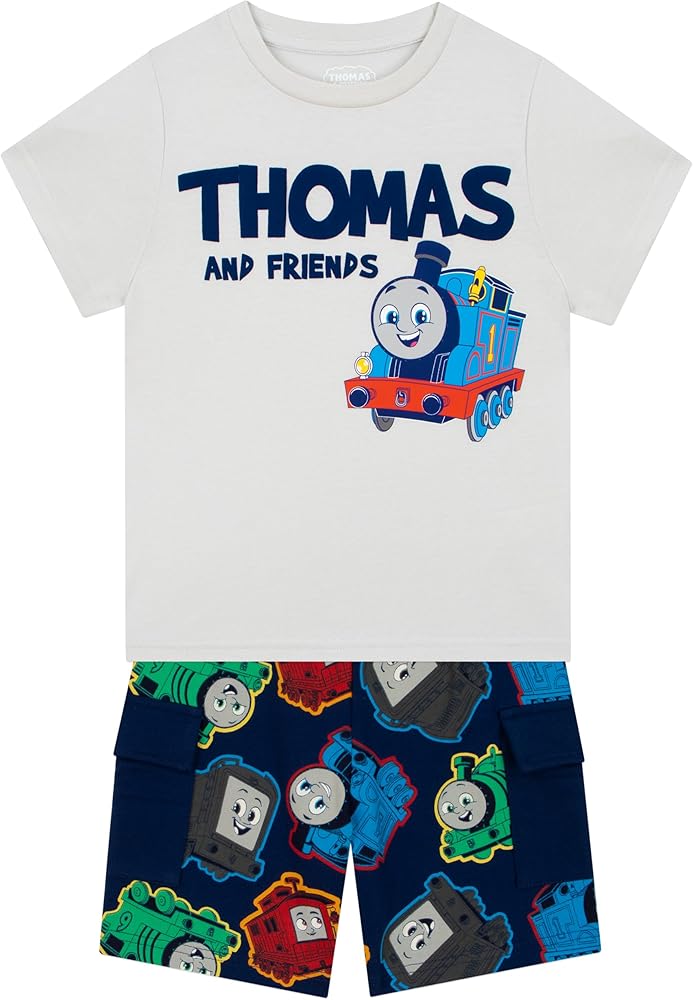 Thomas & Friends Boys Clothing Set | Thomas The Train Clothes for Boys | T-shirt and Shorts Boys Outfit