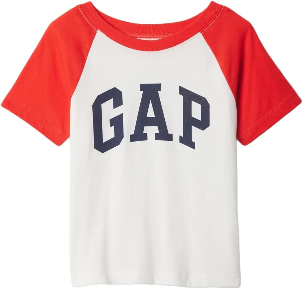 GAP Boys' Logo Raglan Tee